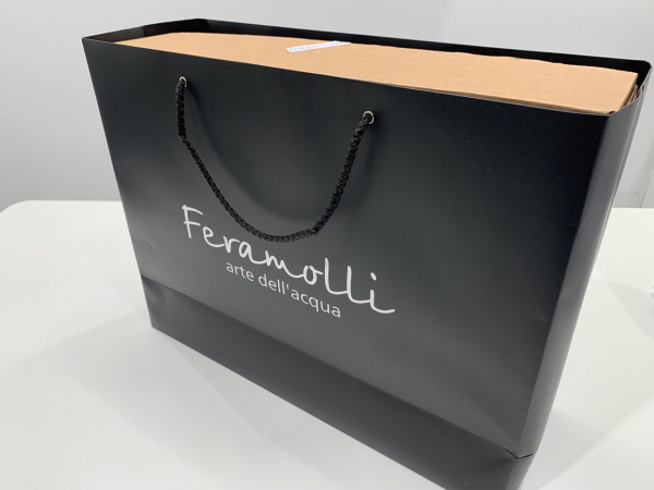 Душевой комплект Feramolli BL703-12 (30см.), черный матовый Feramolli