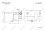 Смеситель для раковины встраиваемый Feramolli BL611, черный Feramolli