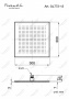 Верхний душ Feramolli Tropicale GL772-12 (300мм.), золото Feramolli