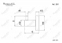 Крючок для полотенец Feramolli Lugano GM301, графит Feramolli