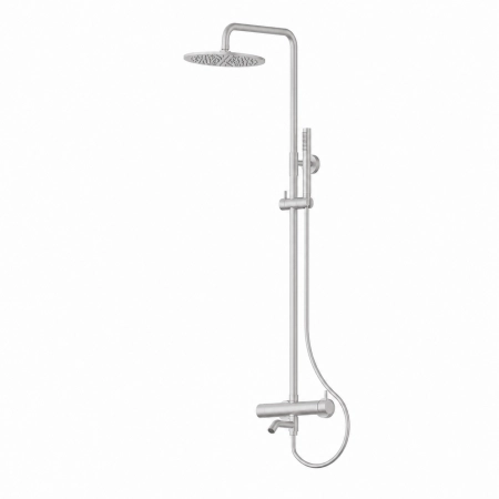 Душевая система с изливом для ванны Feramolli Ele CN7307-10, никель Feramolli