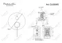 Смеситель однорычажный скрытого монтажа на 3 потока Feramolli CL636W3, хром Feramolli