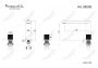 Смеситель для раковины встраиваемый на столешницу Feramolli Dante ORS8825, медь Feramolli