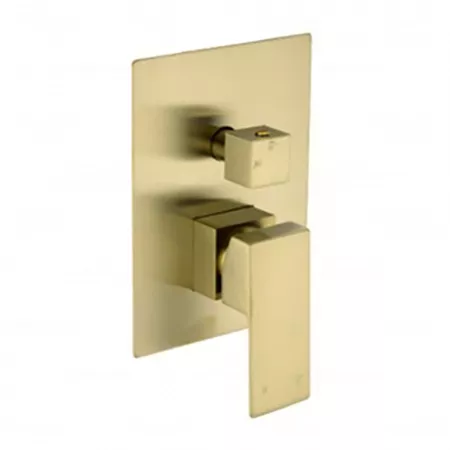 Смеситель однорычажный скрытого монтажа ванна/душ Feramolli GL633, золото Feramolli