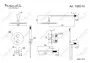 Термостатический комплект для ванны/душа скрытого монтажа 3 в 1 Feramolli Inox NS1920-10, графит Feramolli