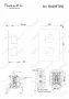 Термостатический смеситель скрытого монтажа на 2 потока Feramolli BL609T2W, черный Feramolli