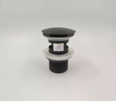 Донный клапан Feramolli BL080 со слив-переливом, черный Feramolli